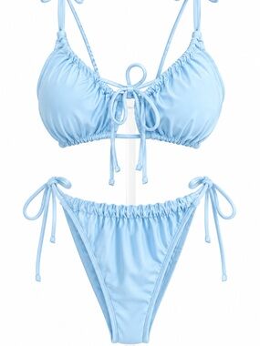 Light Blue Bikini Set